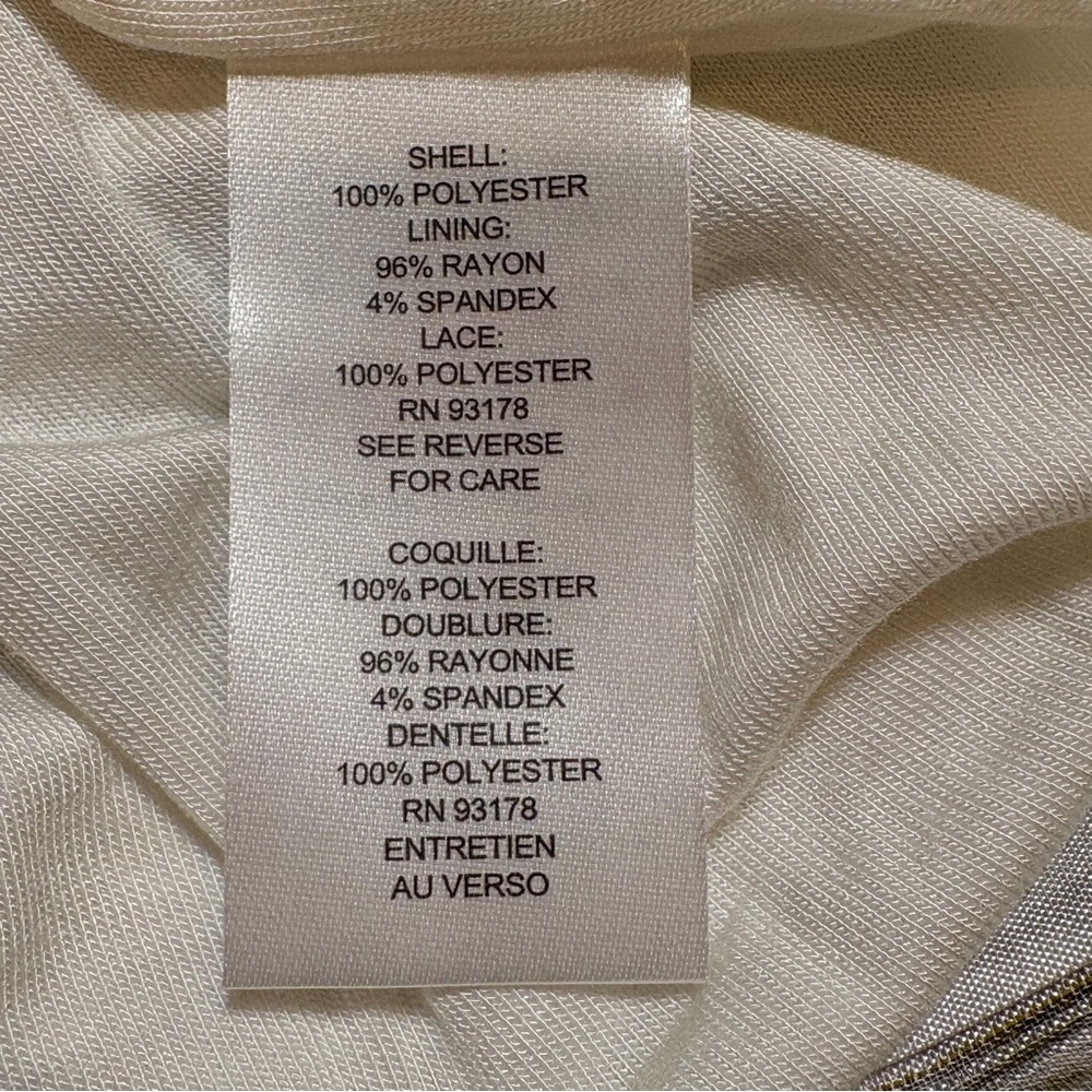 Tahari Beige and Brown Patterned Blouse - Picture 5 of 7
